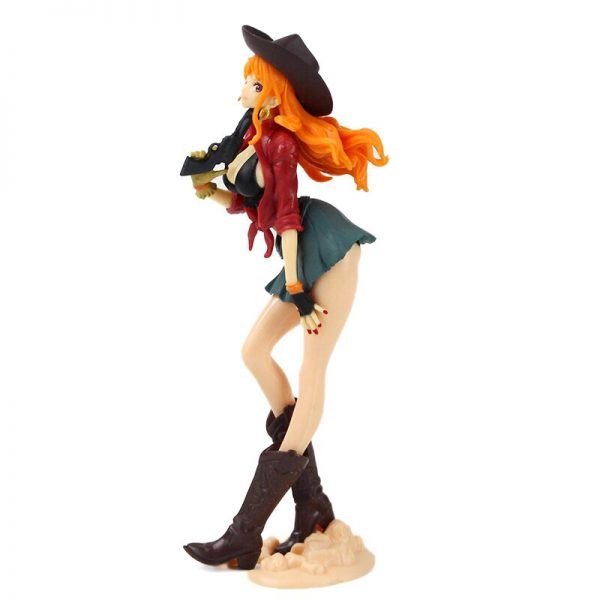 19cm One Piece Action Figures Nami Treasure Cruise World Journey Anime Model Toys 2 - One Piece Store
