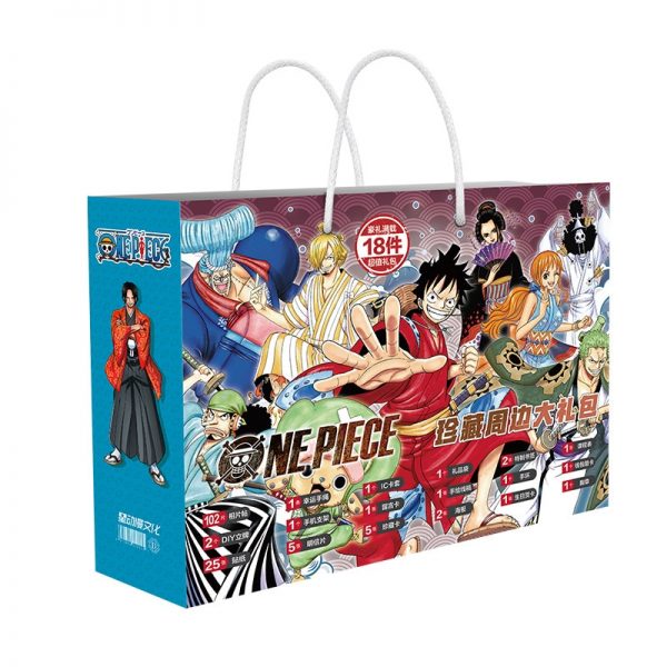 Birthday Gift Anime lucky bag gift bag One piece luffy collection bag toy include postcard poster - One Piece Store