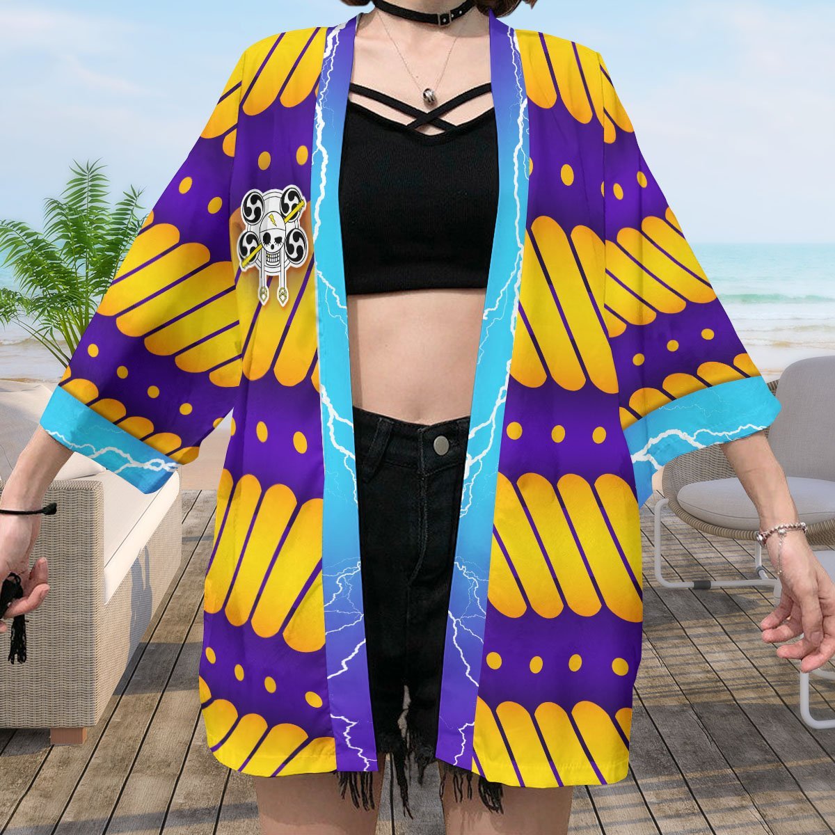 One Piece Kimono - OP God Eneru Kimono FDM3107 | One Piece Store