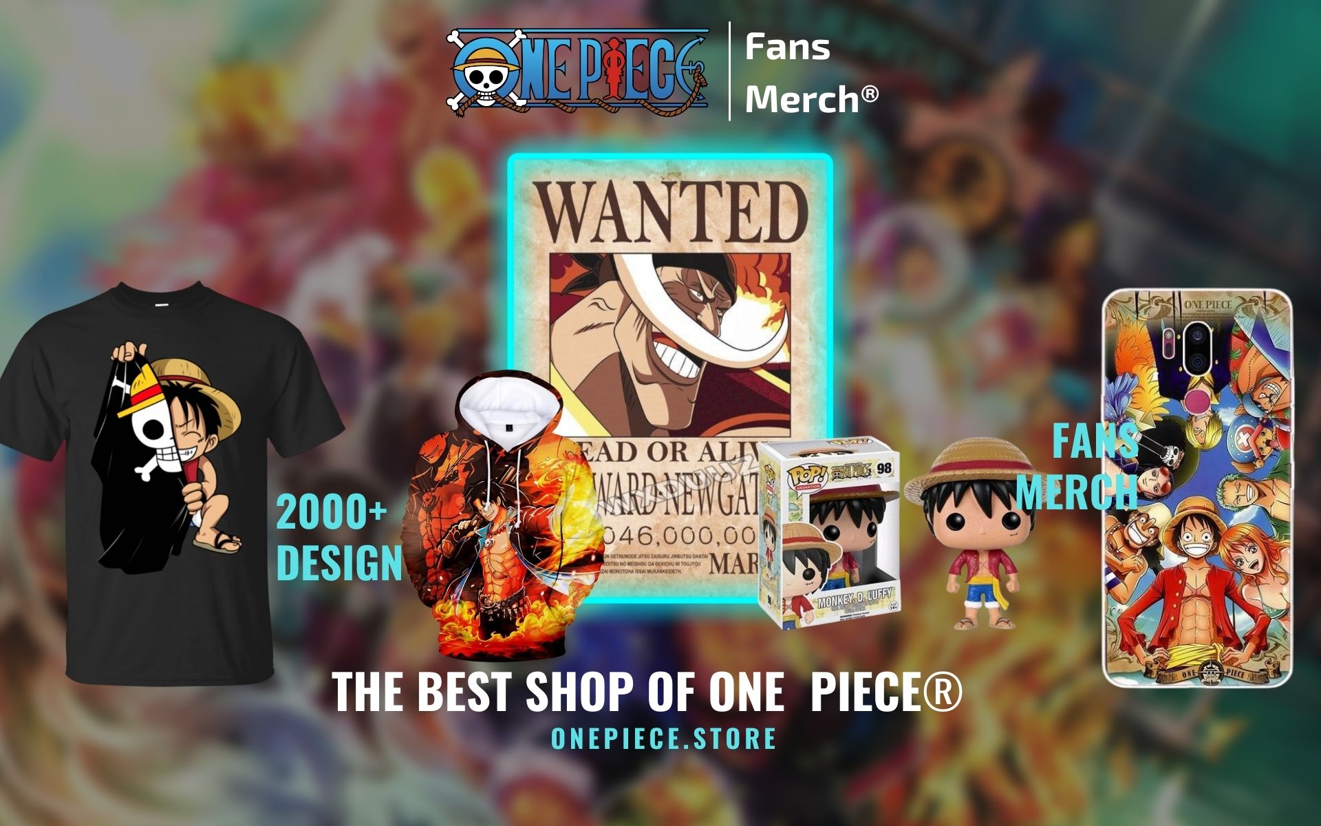 One Piece Merch Уеб банер - One Piece Store
