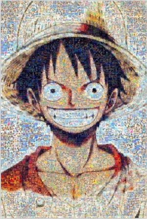 One Piece Doraemon Action Figures Mosaic Monkey D Luffy Smiling Face Series Wooden Jigsaw Puzzle Creative.jpg 640x640 - One Piece Store