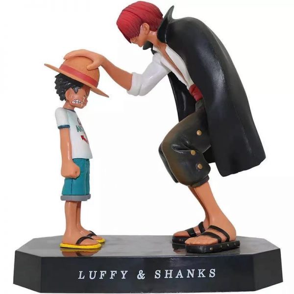 17cm One Piece Anime Figure Four Emperors Shanks Straw Hat Luffy Action Figure One Piece Sabo - One Piece Store