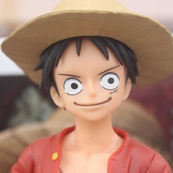 Anime One Piece ROS Luffy pvc Figurine Monkey D Luffy Classic smiley Model Figure Toys 25 5 - One Piece Store