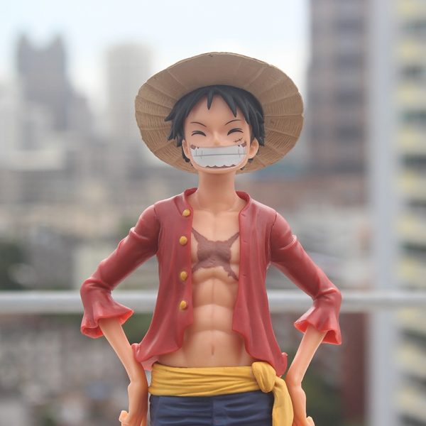 Anime One Piece ROS Luffy pvc Figurine Monkey D Luffy Classic smiley Model Figure Toys 25 - One Piece Store