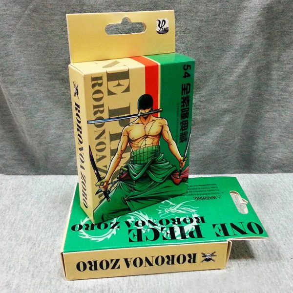 54Pcs set One Piece Figures Collection Monkey D Luffy Poker Card Roronoa Zoro Playing Cards Color 2 - One Piece Store