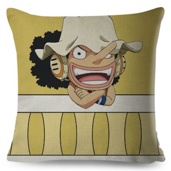 Japan Anime Pillow Case Decor One Piece Luffy Cartoon Pillowcase Polyester Cushion Cover for Sofa Home 14.jpg 640x640 14 - One Piece Store