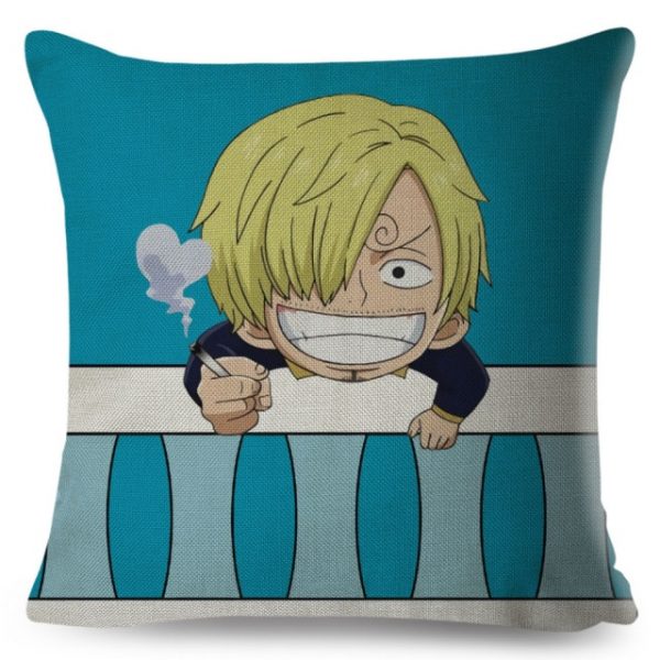 Japan Anime Pillow Case Decor One Piece Luffy Cartoon Pillowcase Polyester Cushion Cover for Sofa Home 17.jpg 640x640 17 - One Piece Store