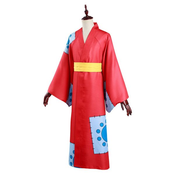 One Piece Wano Country Monkey D Luffy Cosplay Costume Kimono Outfits Halloween Carnival Suit 2 - One Piece Store