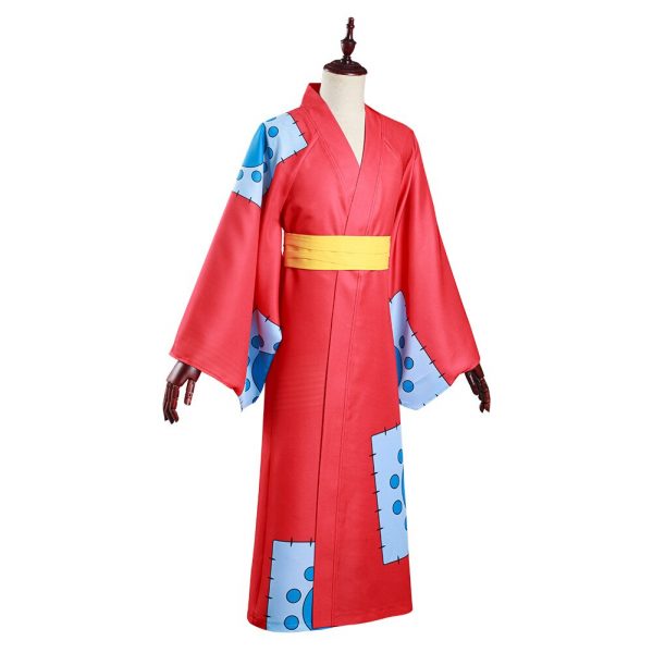 One Piece Wano Country Monkey D Luffy Cosplay Costume Kimono Outfits Halloween Carnival Suit 4 - One Piece Store