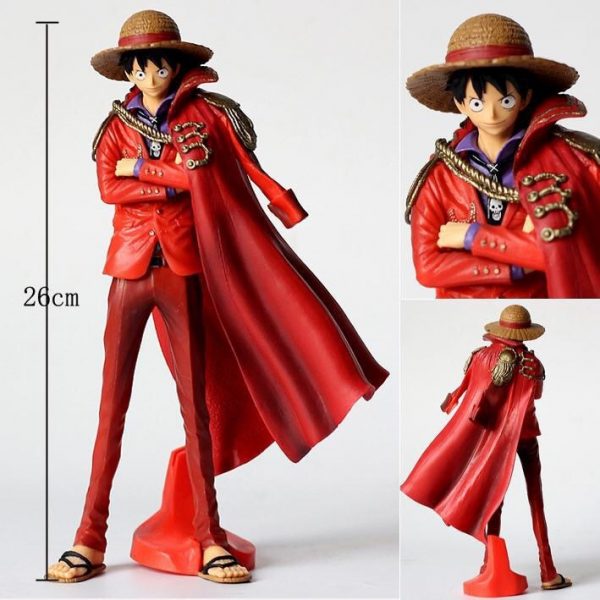 One Piece Anime Figures Monkey D Luffy Action King of Artist Luffy 20th Anniversary Figurine Red - One Piece Store