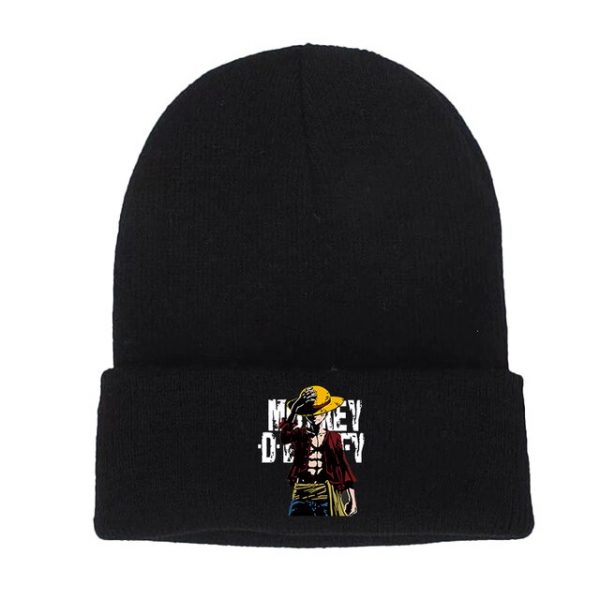 Japan Anime Luffy Roronoa Zoro Cotton Casual Beanies for Men Women Knitted Winter Hat Solid Hip 11.jpg 640x640 11 - One Piece Store