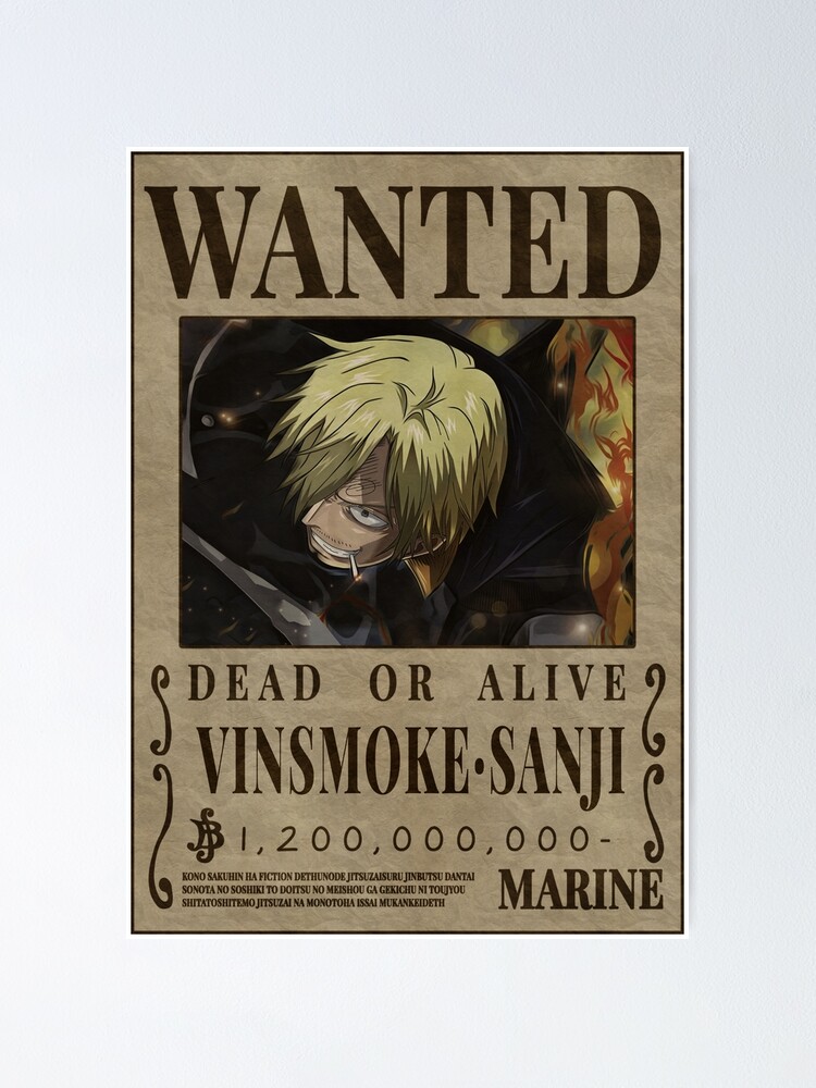 ONE PIECE WANTED POSTER Monkey D Luffy　NEWS OFFICIAL MUGIWARA STORE LIMITED