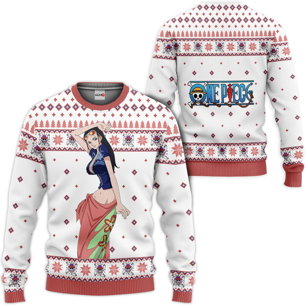 One Piece Nico Robin Custom Anime Ugly Christmas Sweater VA1808 GG0711