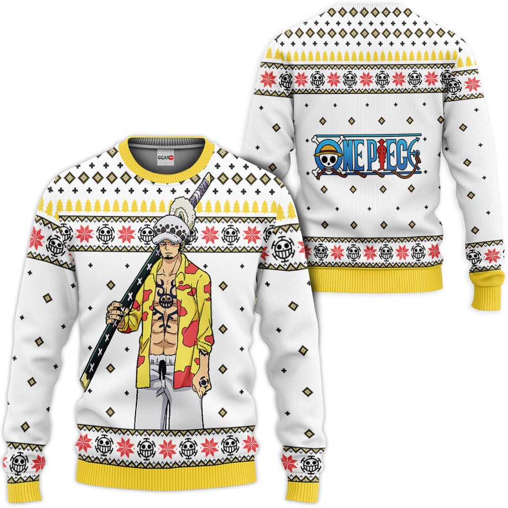One Piece Law Custom Anime Ugly Christmas Sweater VA1808 GG0711