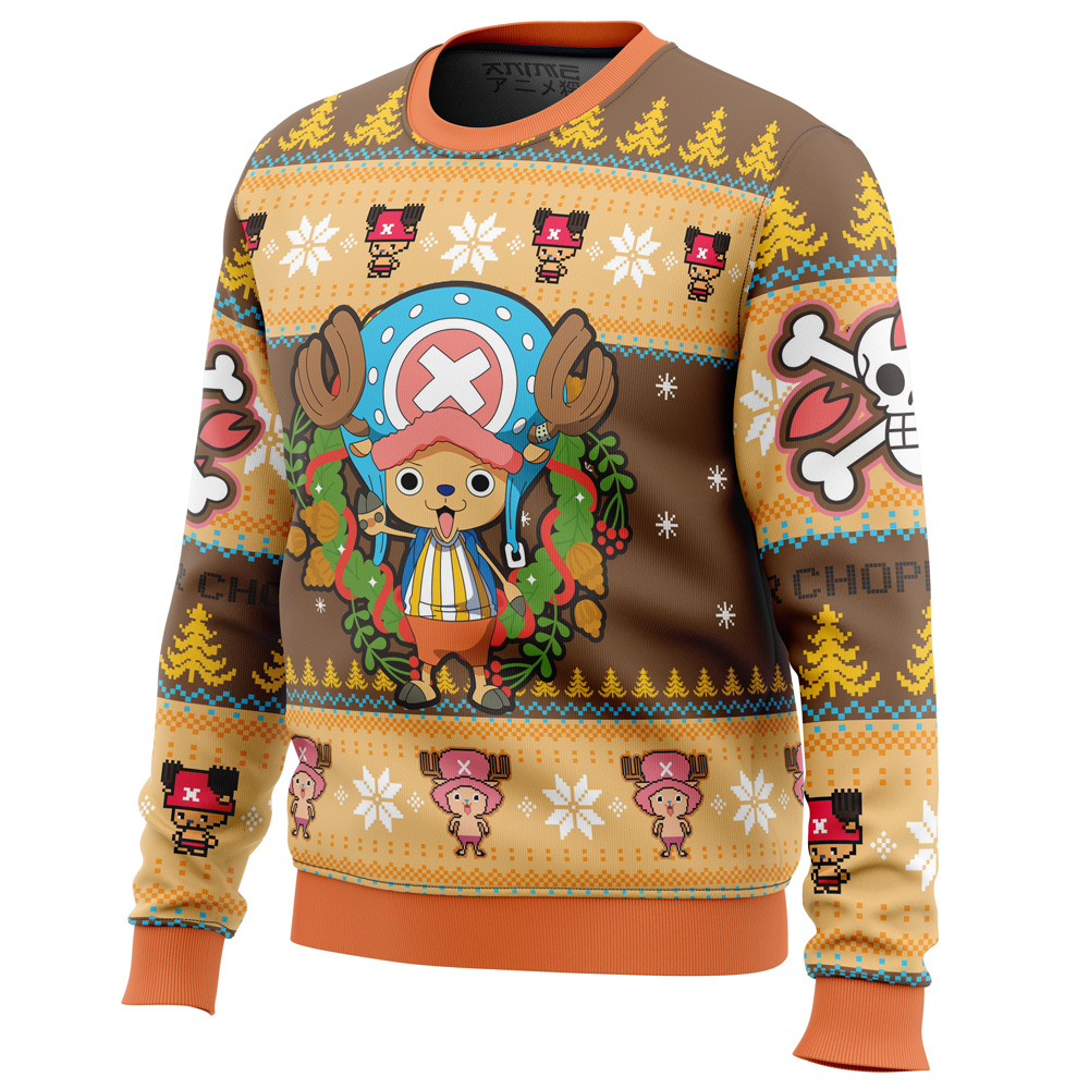 Christmas Tony Chopper One Piece Ugly Christmas Sweater GG0711