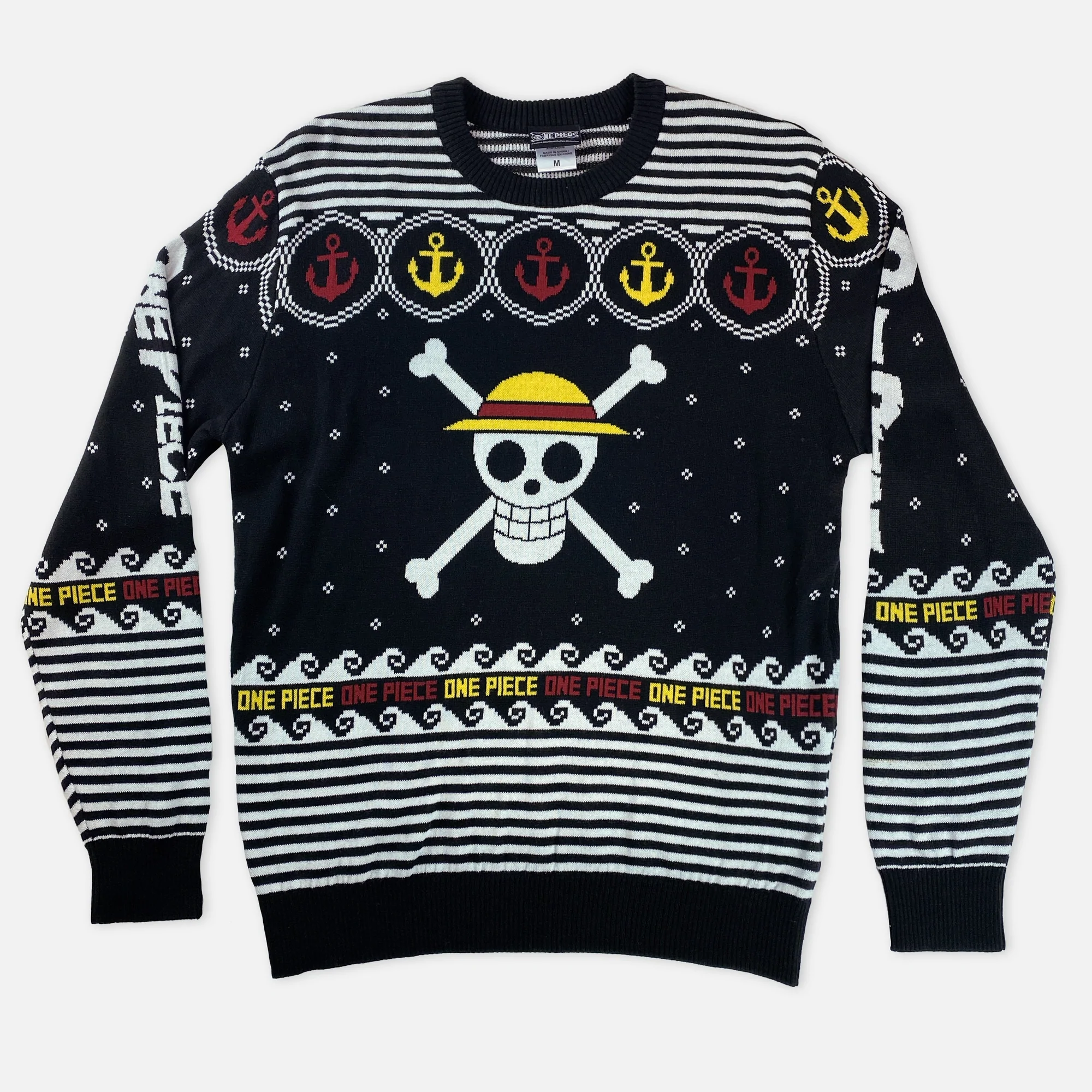 ripple junction hoodies outerwear one piece straw hat pirates holiday sweater - One Piece Store
