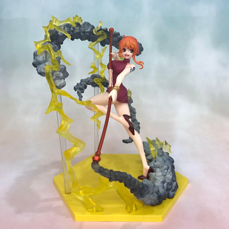 Anime One Piece Fighting Ver Nami 1 8 scale painted Extra Battle Black Ball PVC Action 2 - One Piece Store