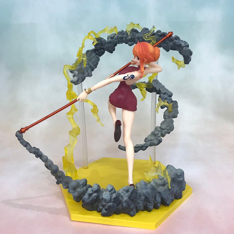 Anime One Piece Fighting Ver Nami 1 8 scale painted Extra Battle Black Ball PVC Action 3 - One Piece Store