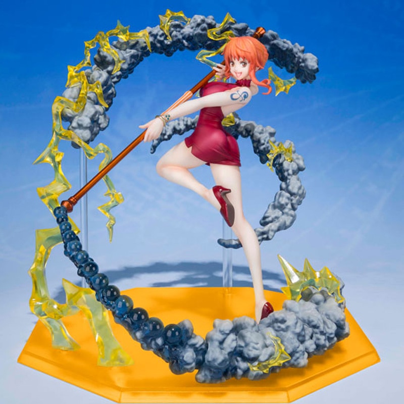 Anime One Piece Fighting Ver Nami 1 8 scale painted Extra Battle Black Ball PVC Action - One Piece Store