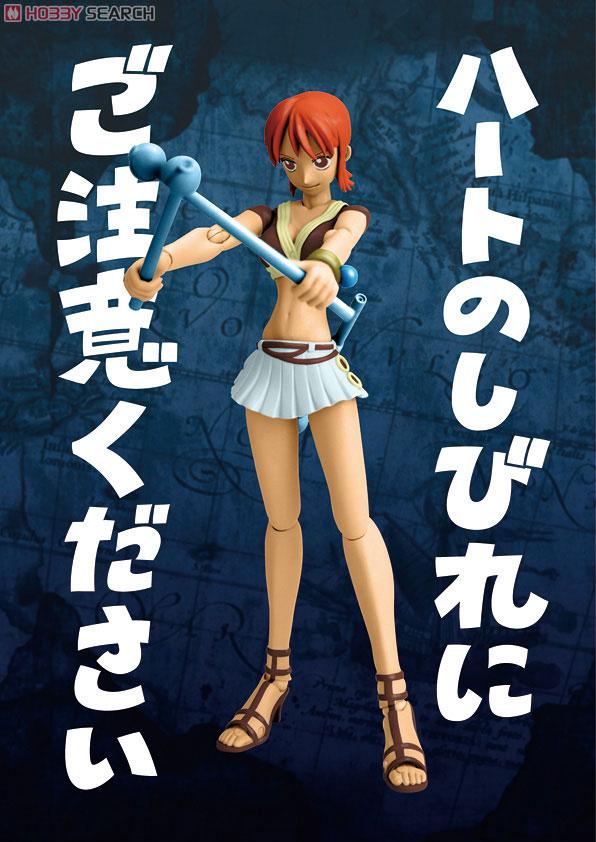 Genuine Bandai SHF One Piece Weather Stick Nami Anime Action Figure Toy Gift Model 1 - One Piece Store
