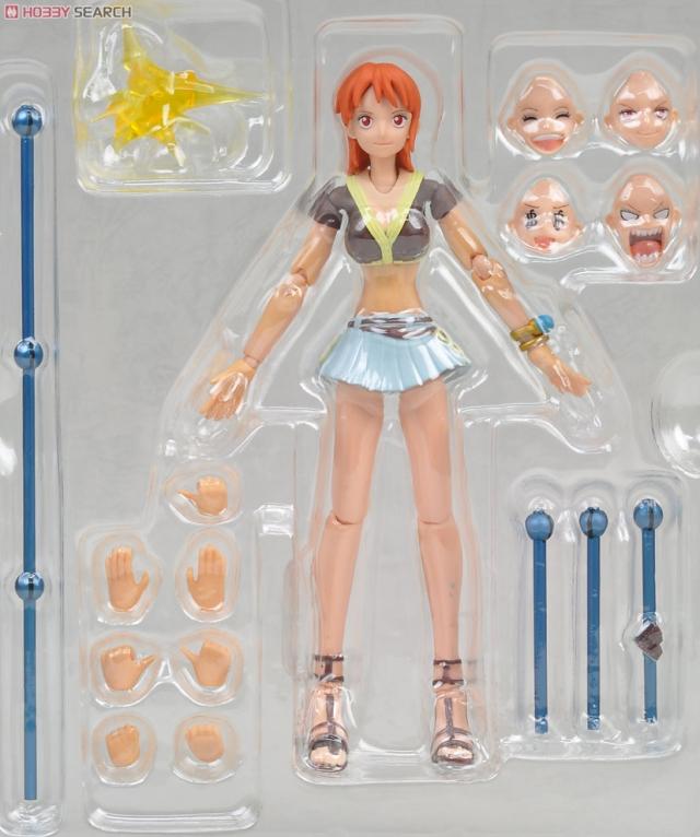 Genuine Bandai SHF One Piece Weather Stick Nami Anime Action Figure Toy Gift Model 4 - One Piece Store