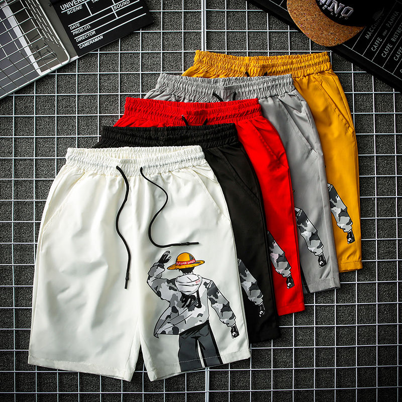 Men s summer hip hop casual shorts streetwear 2023 Fashion Home Shorts men s loose comic 1 - One Piece Store