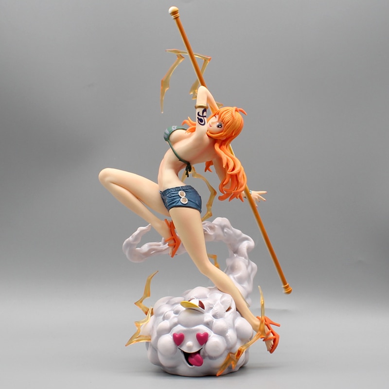 Nami One Piece Anime Figure Action Figurine Trousers And Shorts Statue S 29cm PVC Ornament Collectible 1 - One Piece Store
