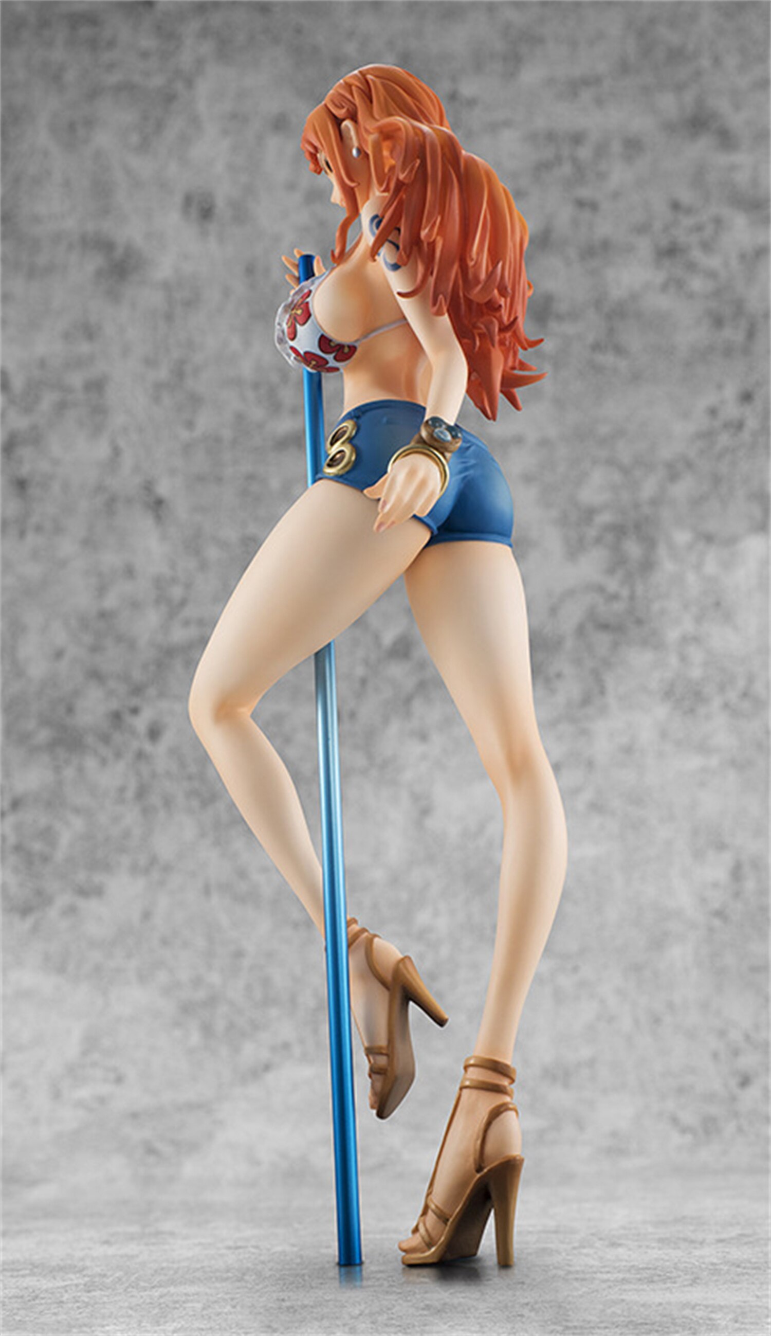 One Piece Anime Figure Nami Song Dance BB Pole Dance Swimsuit Sexy Figurine PVC Action Figure 5 - One Piece Store