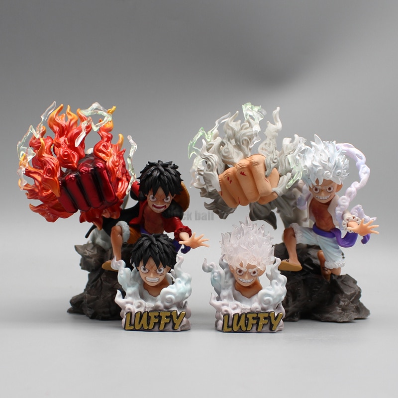 13cm One Piece Figures Nika Anime Figurine Luffy Action Figures The God Of Sun Pvc Collection 1 - One Piece Store