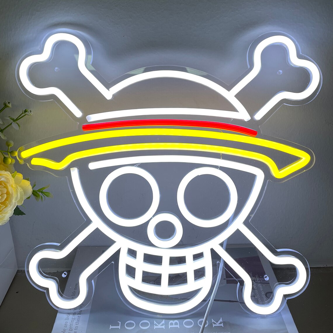 One Piece 3D Lamps - Logo Straw Crew LED Neon Sign Wall Decor Light