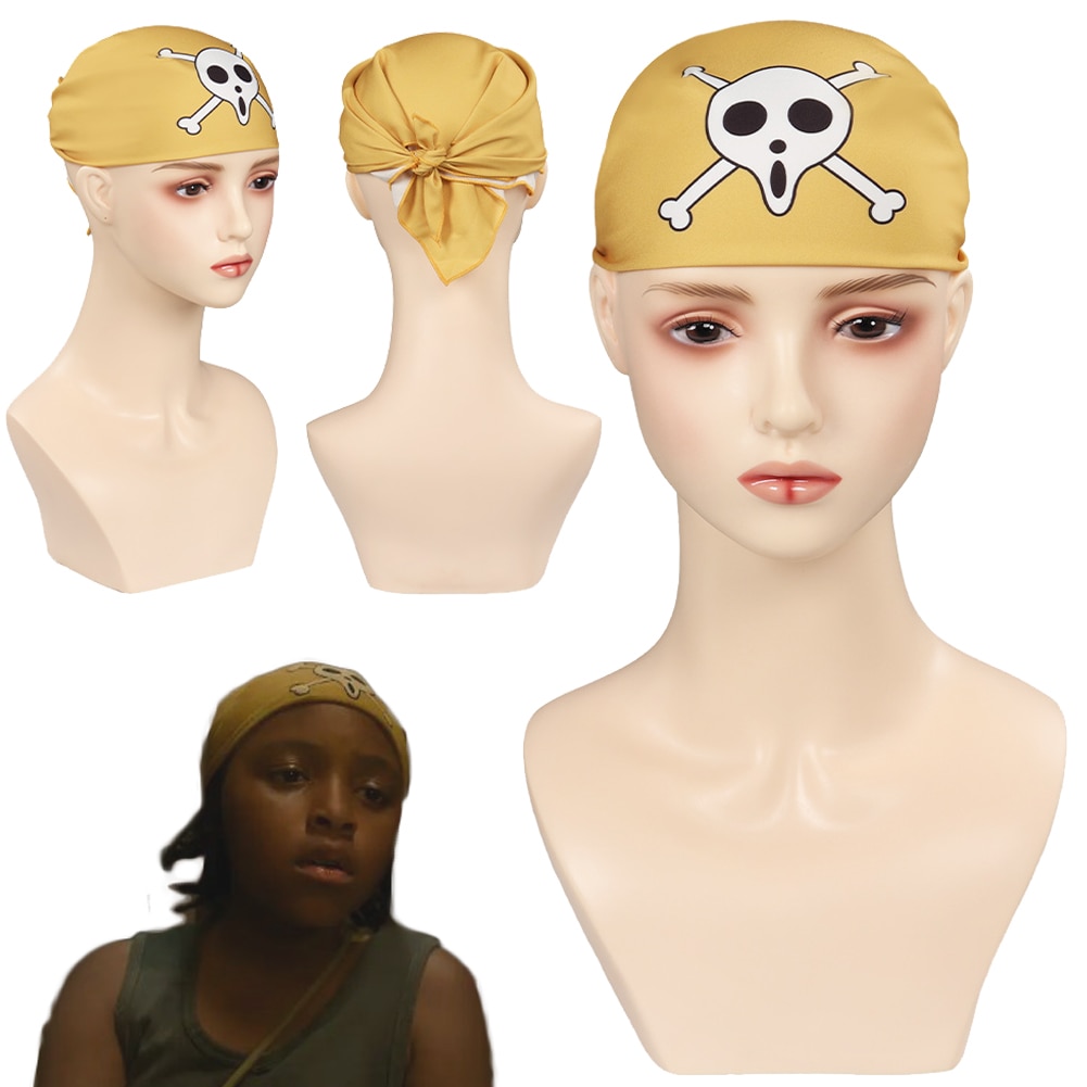 Childhood Usopp Head Scarf Anime Live Action TV One Cosplay Piece Fantasy Cosplay Costume Accessory Adult - One Piece Store