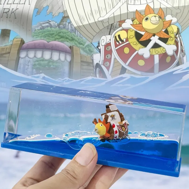 Anime One Piece Cute Mini Boat Action Figure Model Going Merry