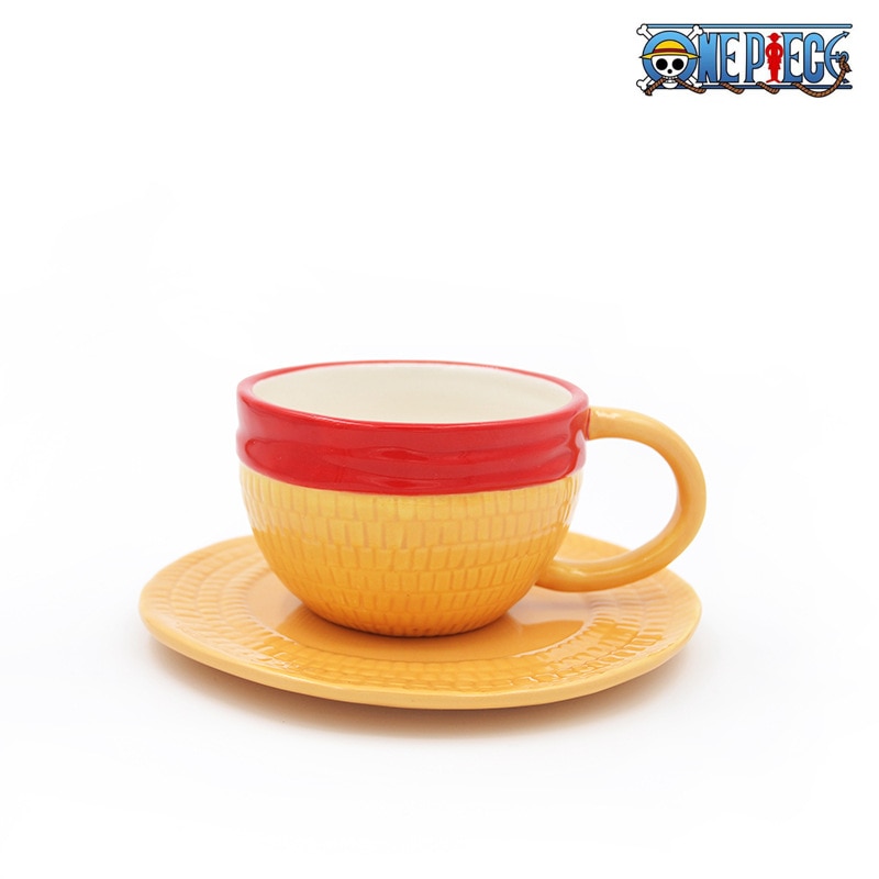 NEW Anime One Piece Cosplay Mug Water Cup Creative Three Brothers Hat Shaped Coffee Cup Luffy 2 - One Piece Store