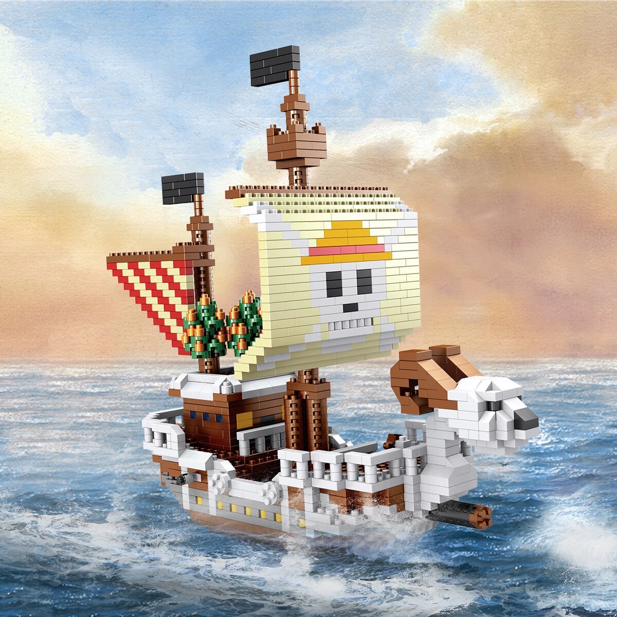 DIY Navigation Ship Building Blocks Toy Pirate Ship Decoration Educational Toy Gifts For Boys And Girls 1 - One Piece Store