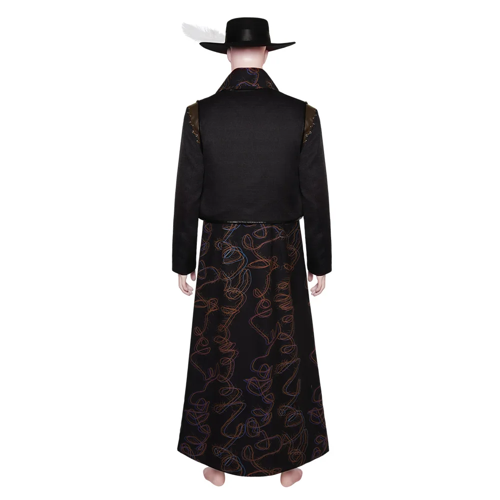 Dracule Mihawk Cosplay One Piece Live Action Costume Fantasia Disguise for Adult Men Jacket Pants Hat 3 - One Piece Store