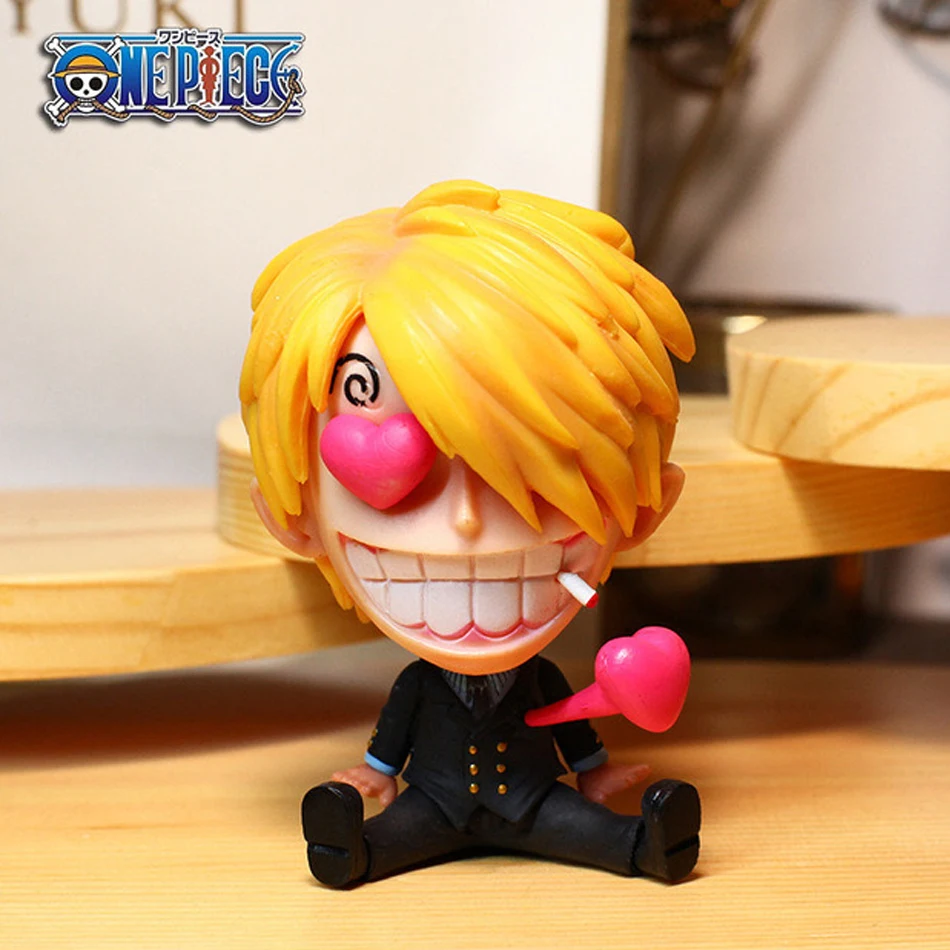 One Piece Luffy Anime Figure Zoro Sanji Robin Nami Brook Decor Figures Ace Collectible Decor PVC 2 - One Piece Store