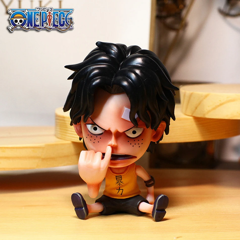 One Piece Luffy Anime Figure Zoro Sanji Robin Nami Brook Decor Figures Ace Collectible Decor PVC 4 - One Piece Store
