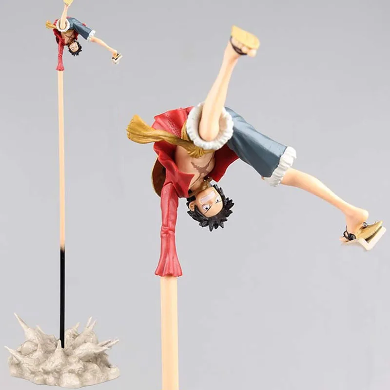 35cm ONE PIECE Monkey Luffy Armed color domineering Rubber gun Long shape Straw hat kid Action - One Piece Store