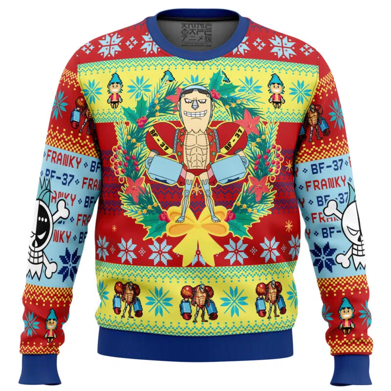 Christmas Franky One Piece men sweatshirt FRONT mockup 800x800 1 - One Piece Store