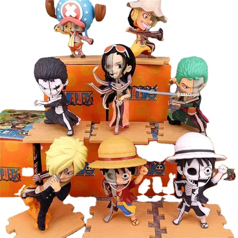 kf S40592f6f0f494b29818bdac1cd6c8ec8d One Piece Genuine Surprise Blind Box First Generation Second Generation Cartoon Luffy Hand made Ornament Sauron - One Piece Store