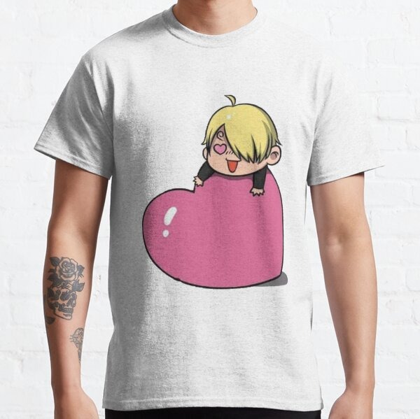 One Piece T shirts One Piece Love Sanji Vinsmoke Classic T shirt 1 - One Piece Store