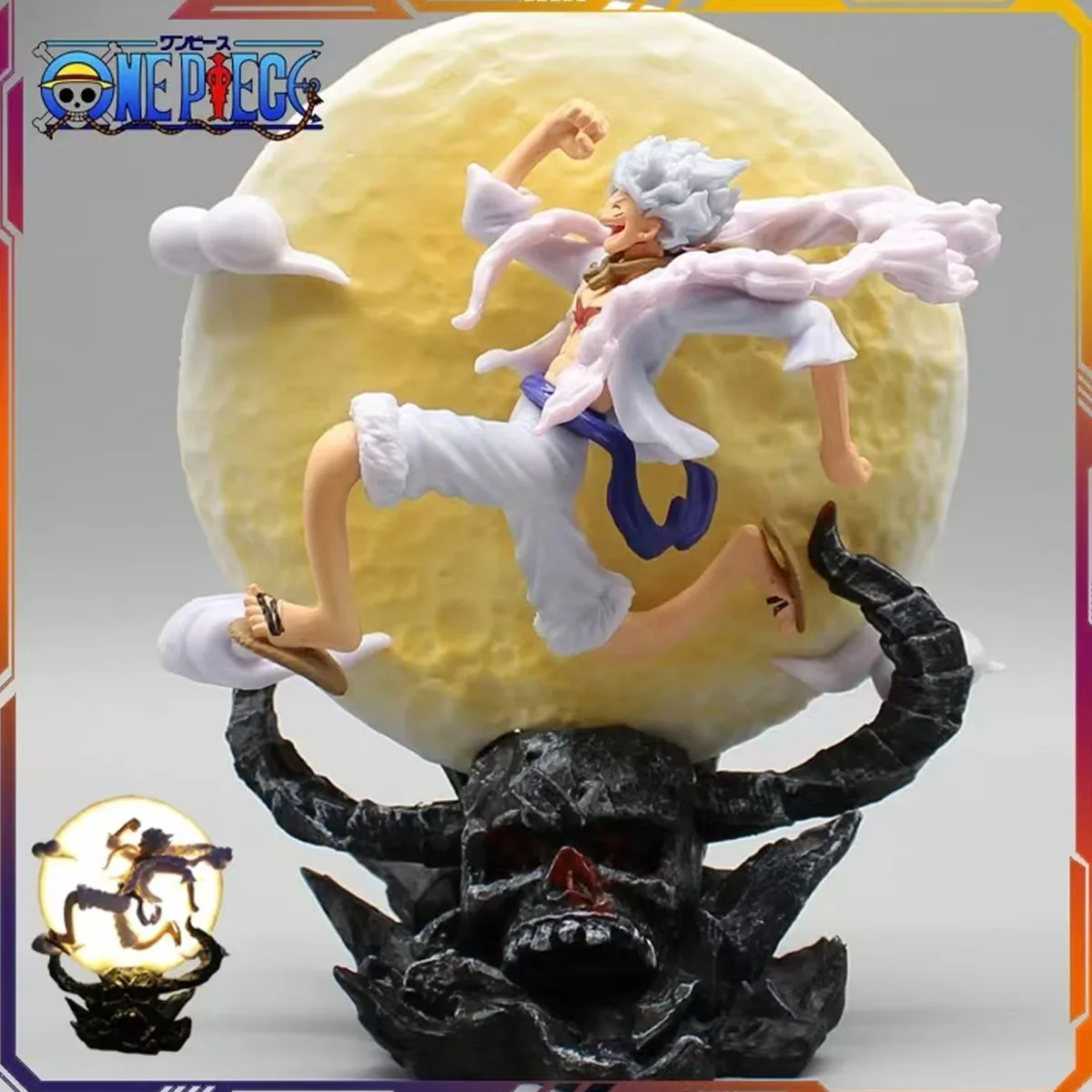 One Piece Anime Figure 14cm Moon Fairy Nika Monkey D Luffy Action Figure Collection Toys