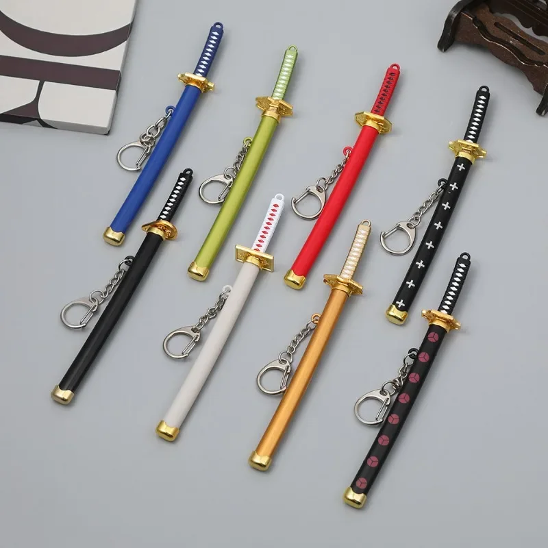15cm Metal One Piece Japanese Roronoa Katana Sword